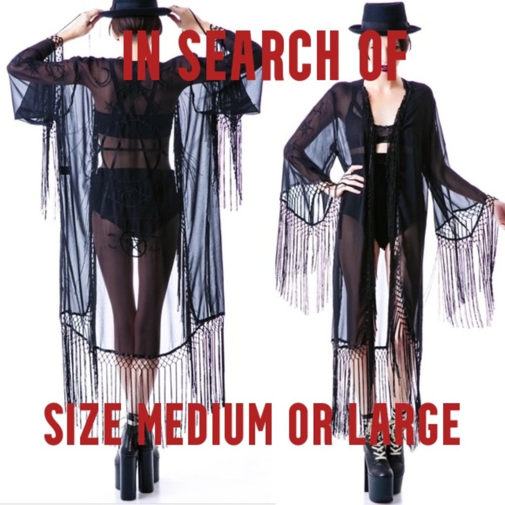 ISO: UNIF "Wiccan Kimono" Size L or M